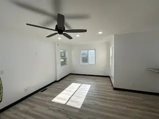 Compact bathroom remodel with shower install